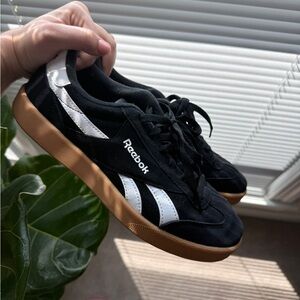 Reebok Black and White Athletic Shoes